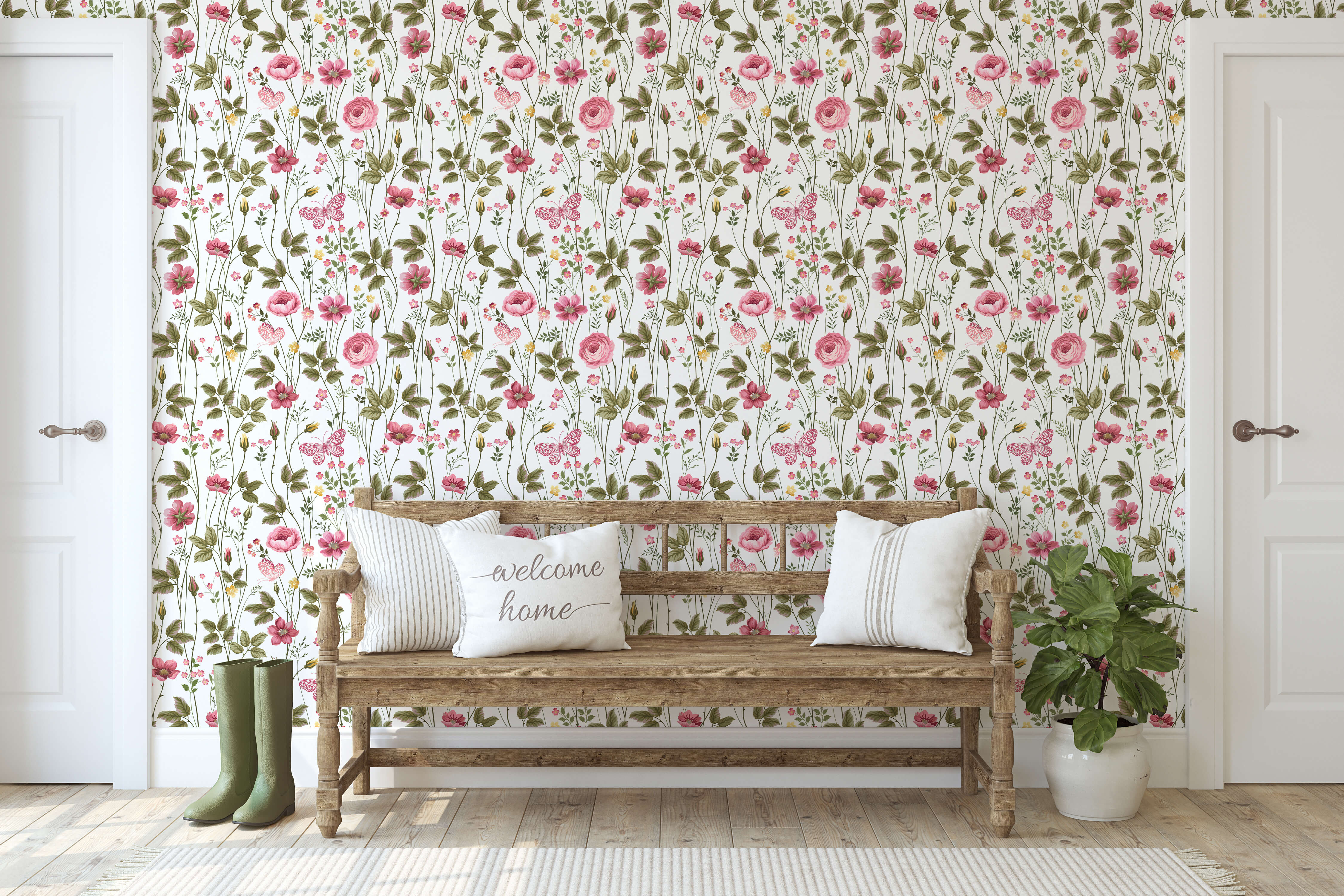 Bobbi Beck Dorset Floral Luxury Wallpaper