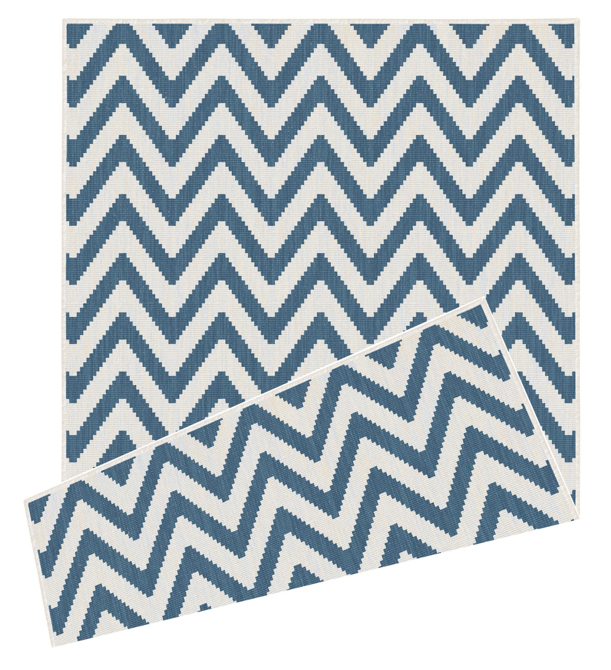 Duo Weave Outdoor Rug Chevron