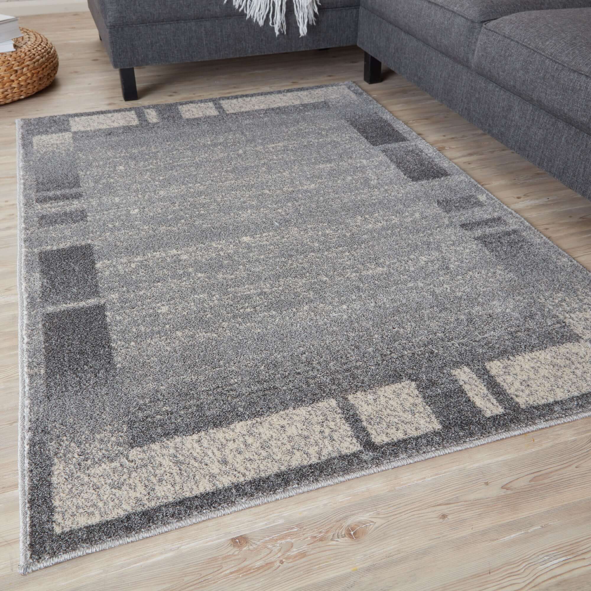 Ephesus Grey Cream Rug | 7438GC
