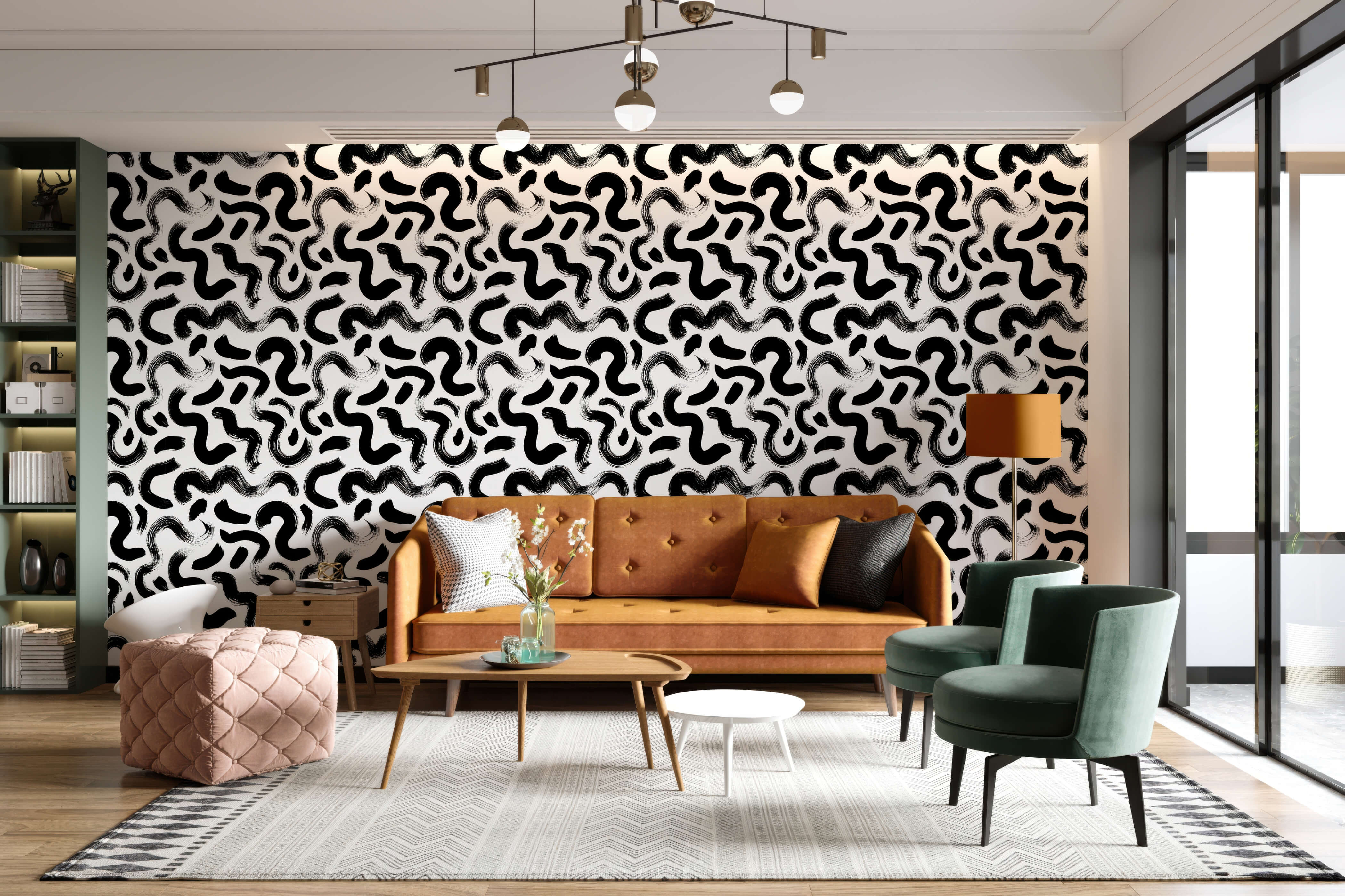 Bobbi Beck Filbert Patterned Luxury Wallpaper