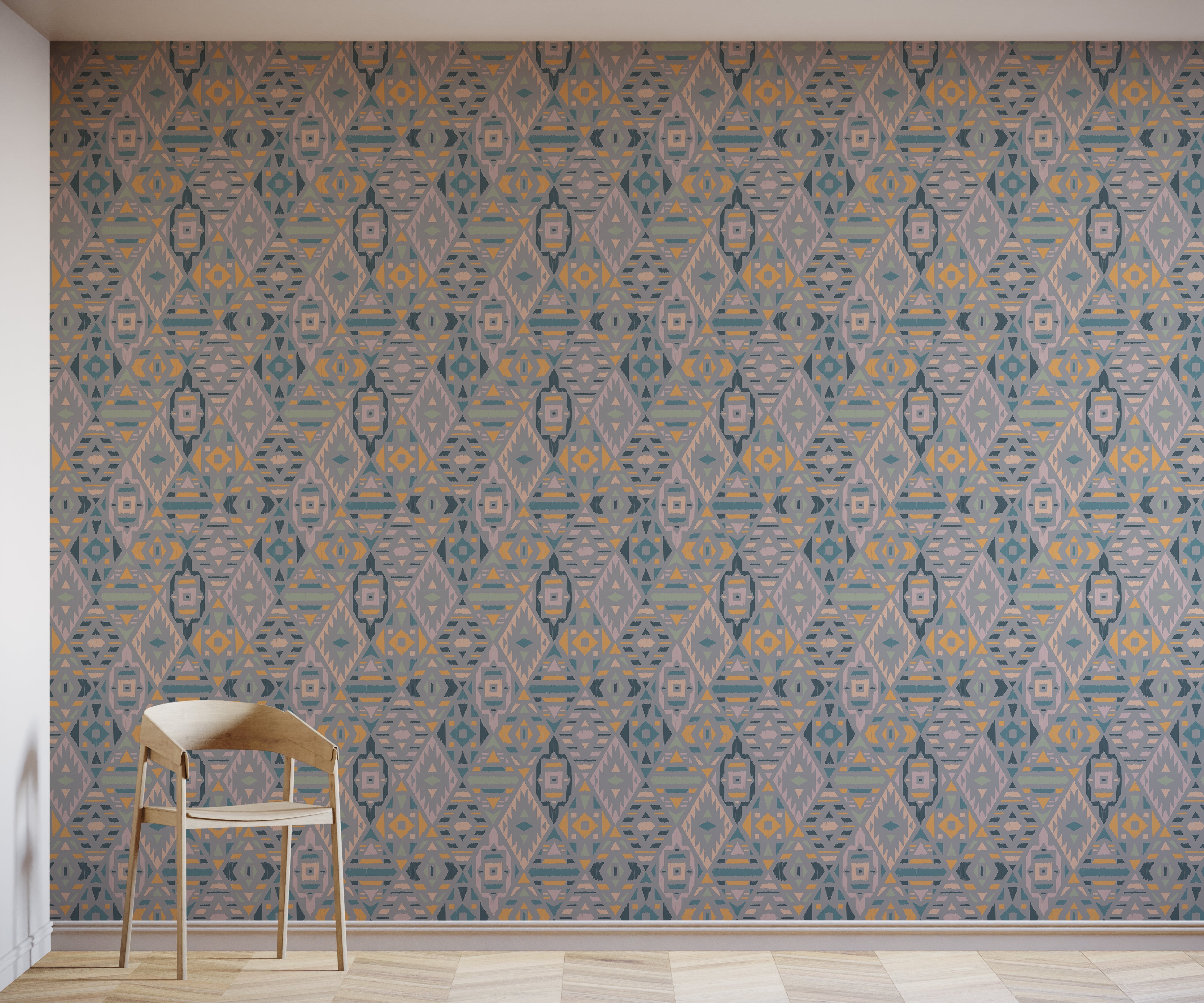 Bobbi Beck Fleece Geometric Luxury Wallpaper