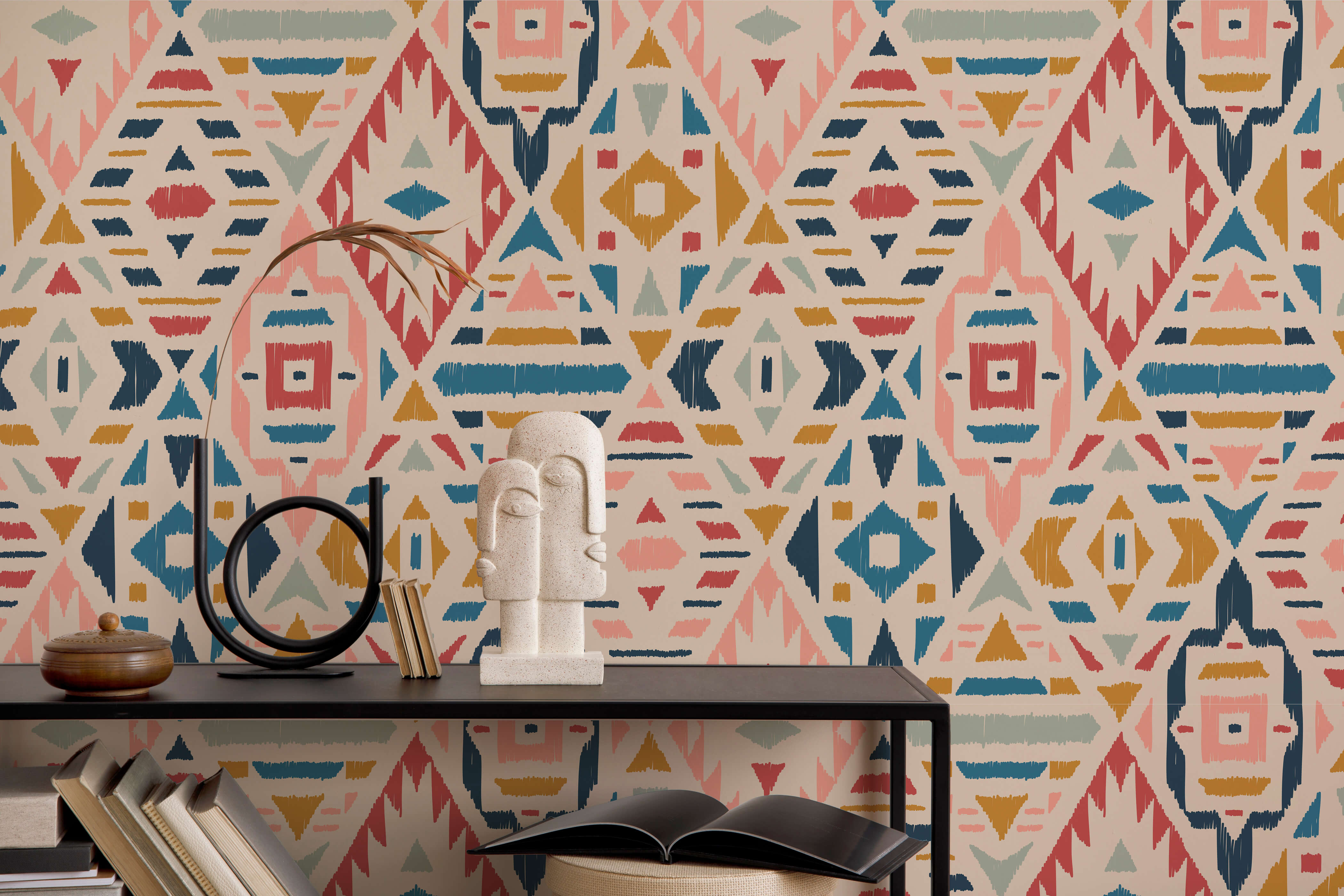 Bobbi Beck Fleece Geometric Luxury Wallpaper