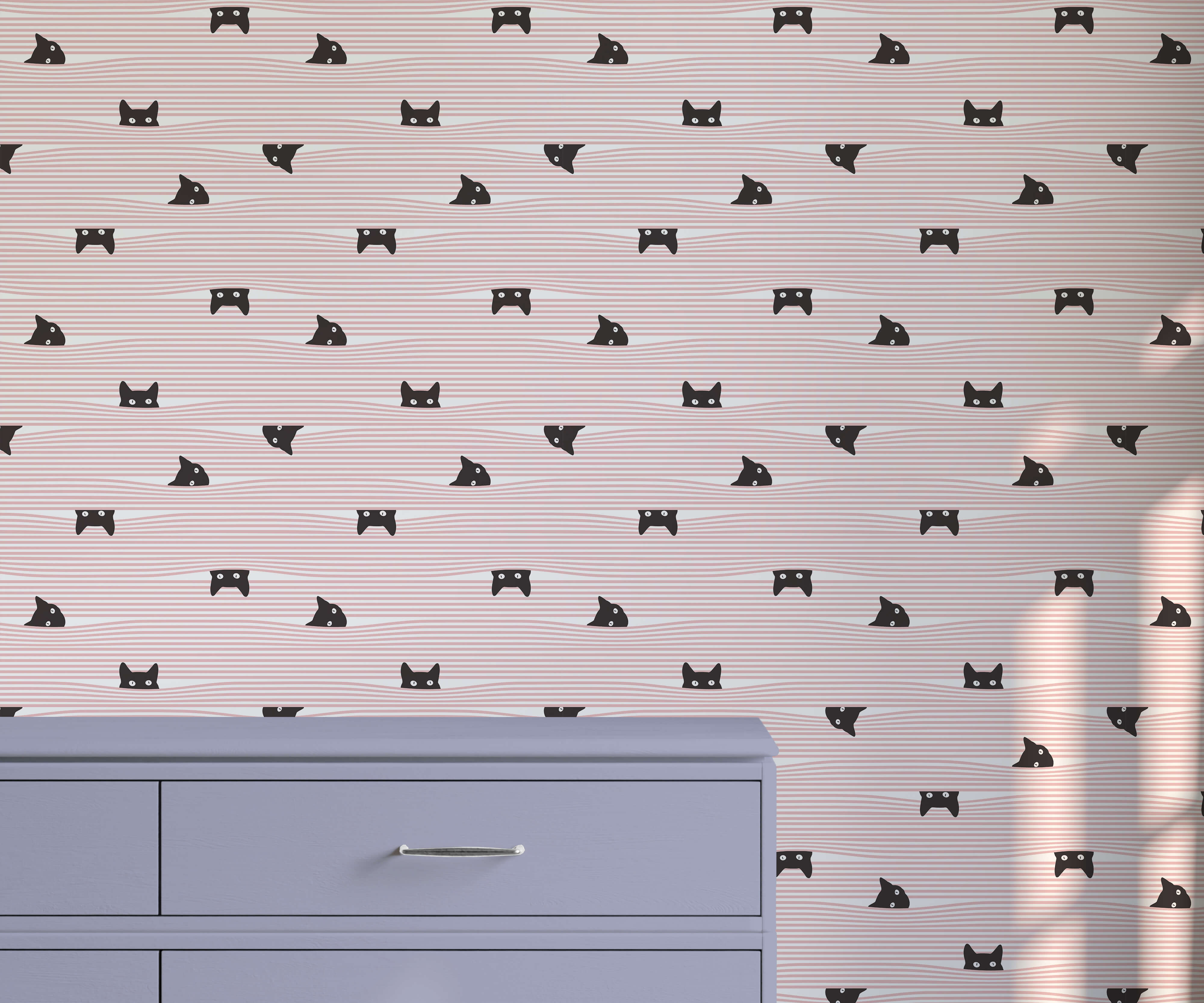 Bobbi Beck Gato Animal Luxury Wallpaper