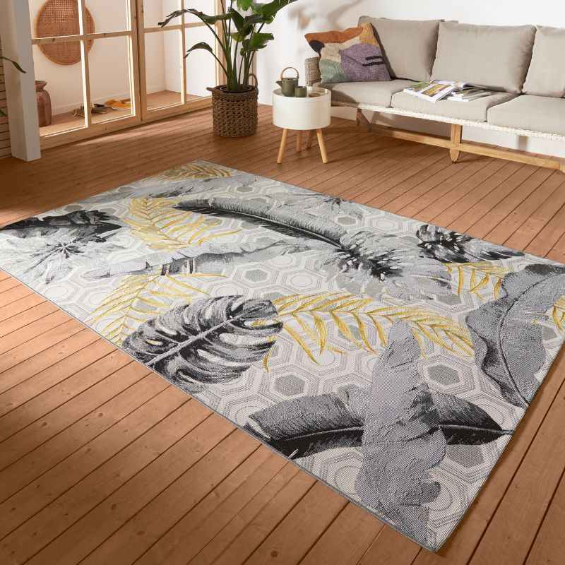 Indoor-Outdoor Leaves Noble Rug