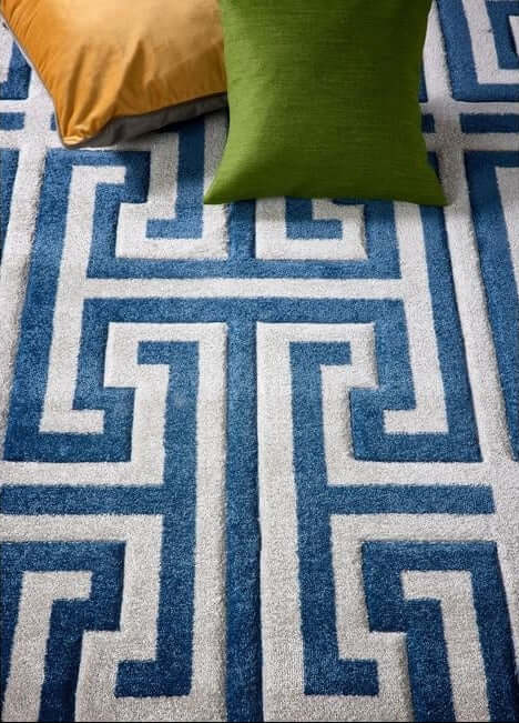 Greek Key Rug Geometric Design
