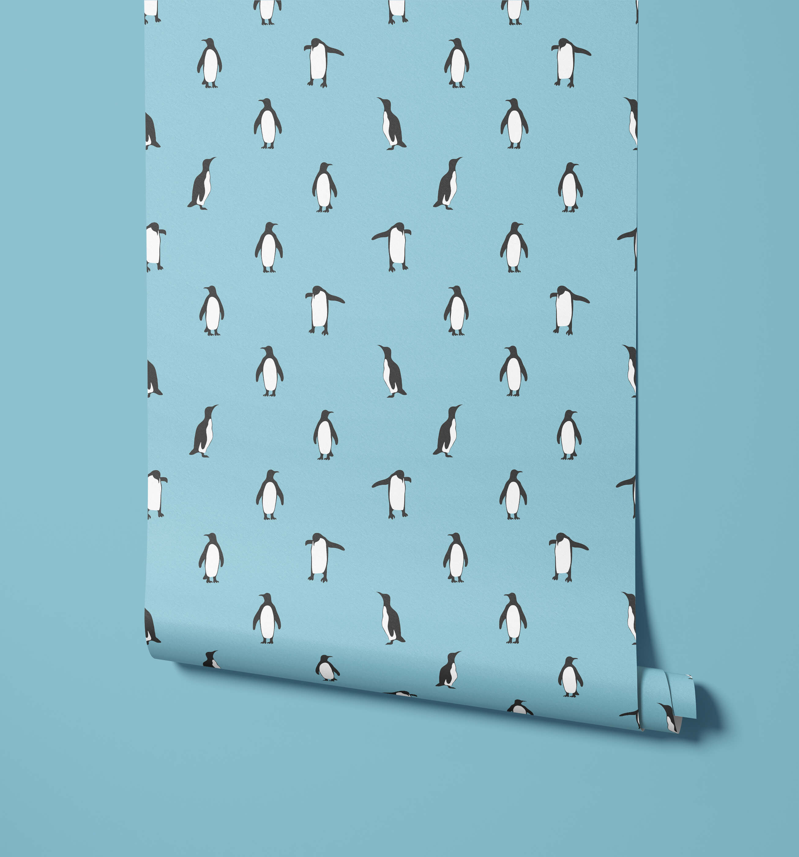 Bobbi Beck Hobart Penguin Animal Luxury Wallpaper