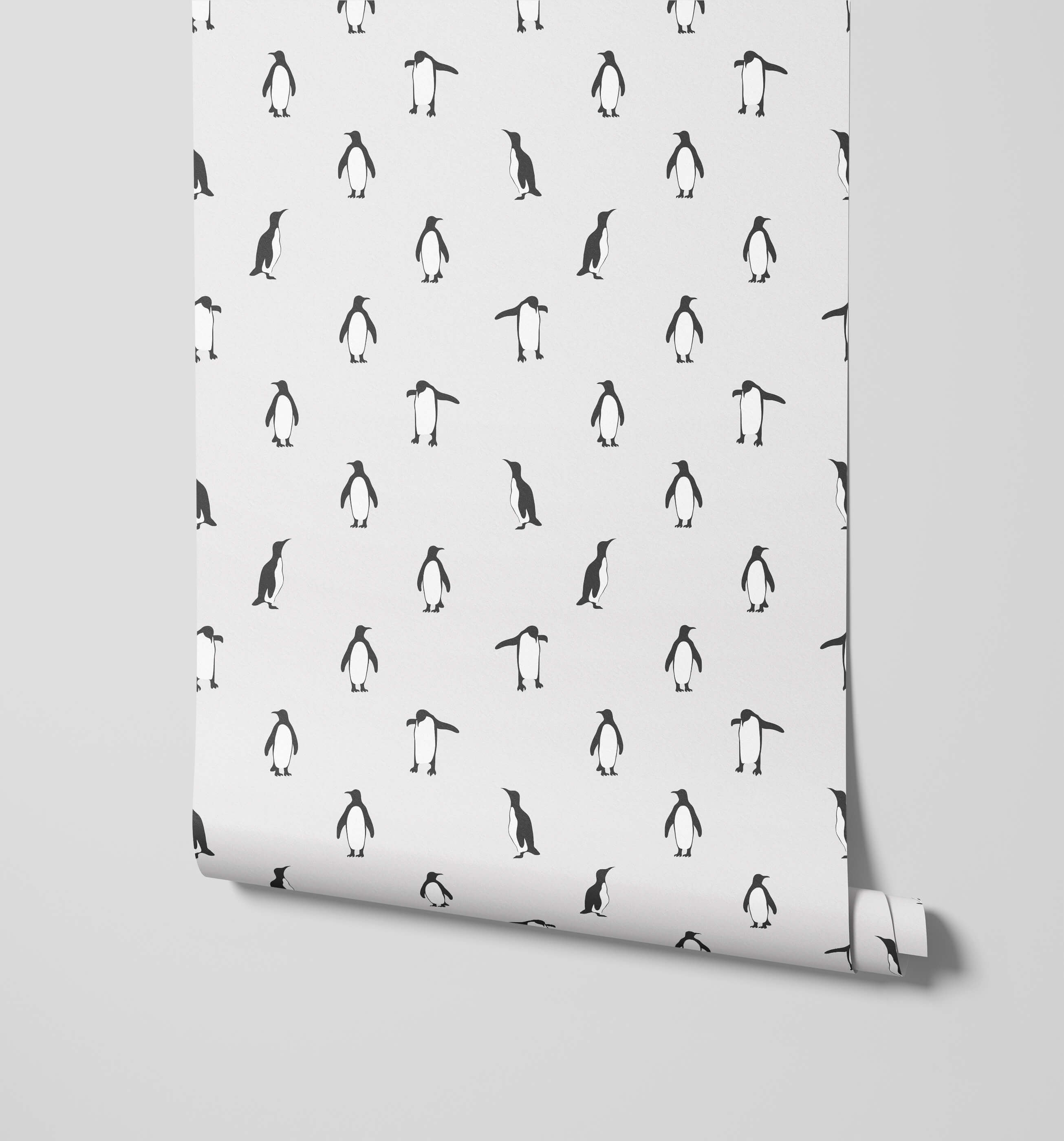 Bobbi Beck Hobart Penguin Animal Luxury Wallpaper