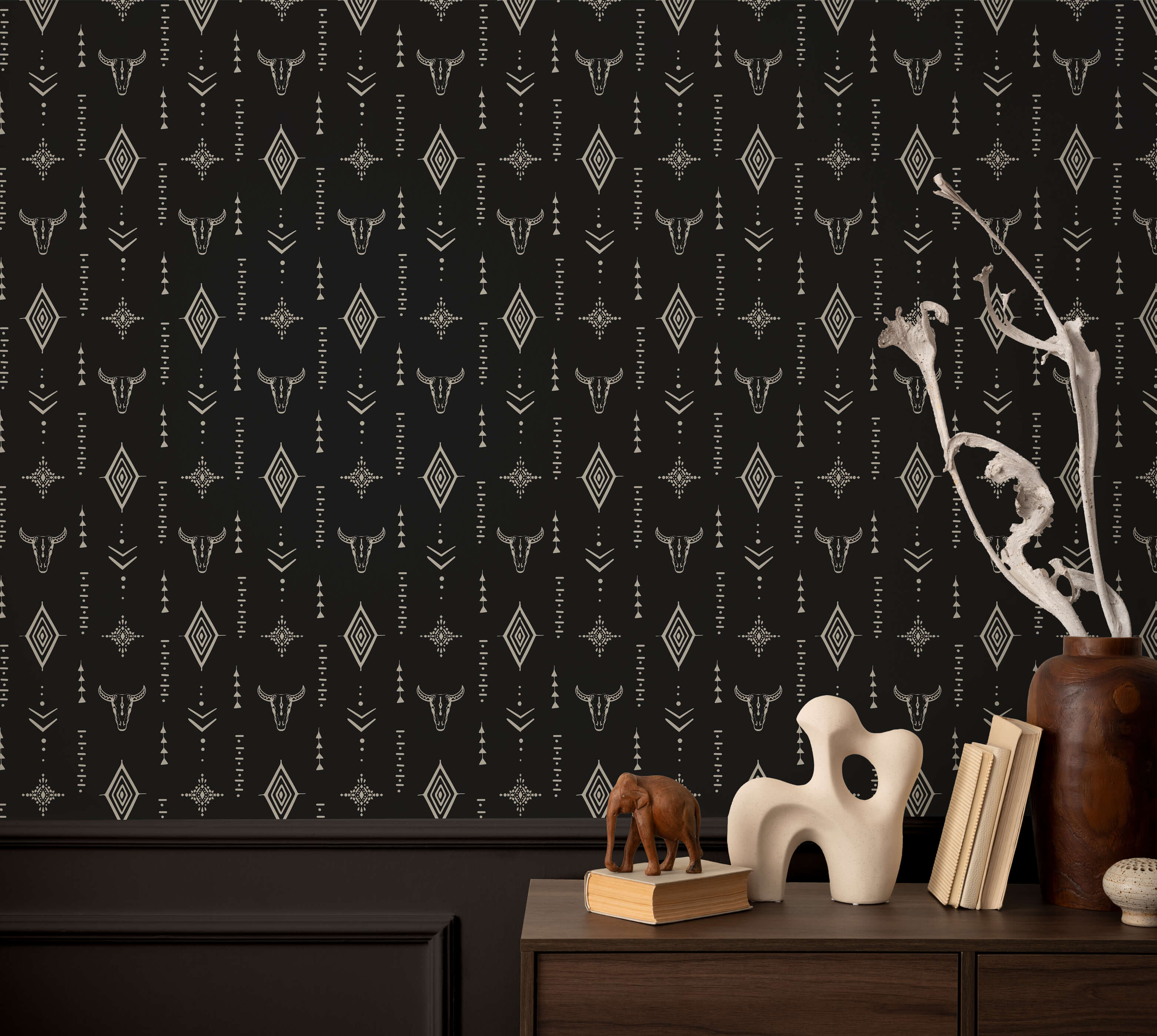 Bobbi Beck Houston Patterned Luxury Wallpaper