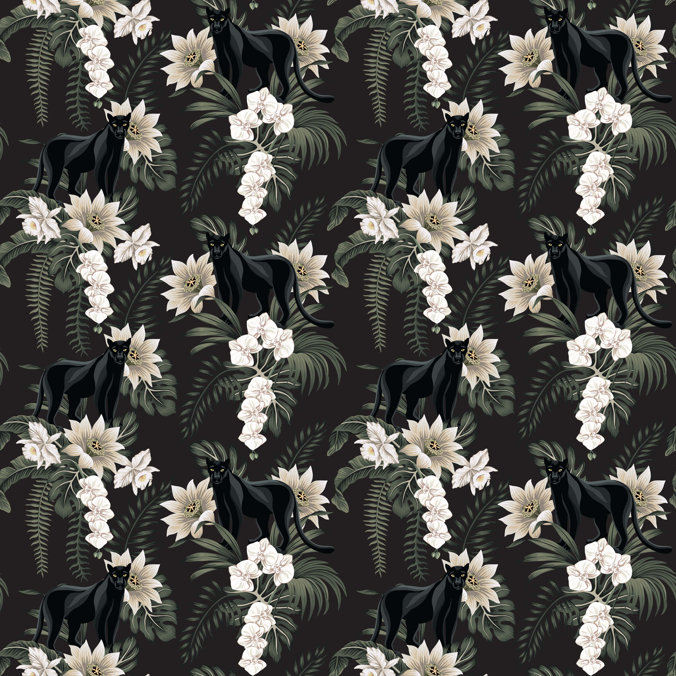 Bobbi Beck Karela Cat Animal Luxury Wallpaper