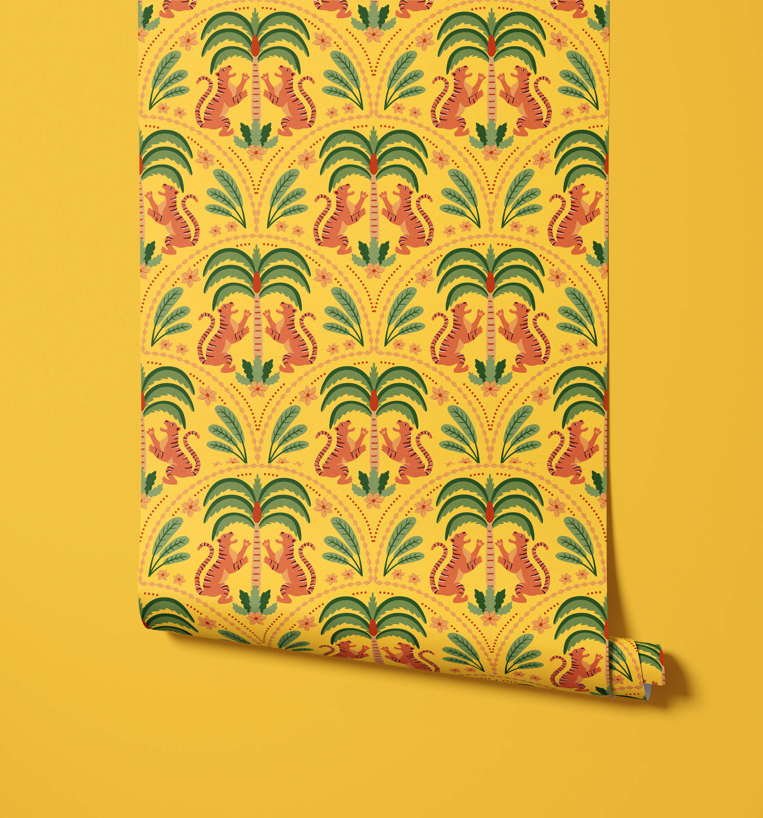 Bobbi Beck Khalil Tiger Animal Luxury Wallpaper