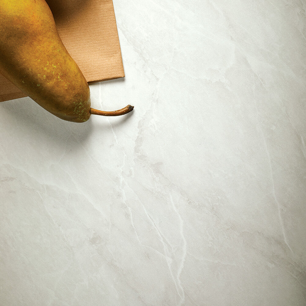 Antalya Marble Curved Edge Laminate Kitchen Worktop 20mm