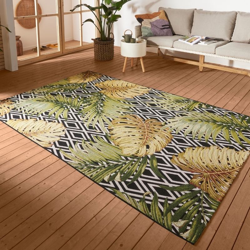 Indoor-Outdoor Leaves Noble Rug