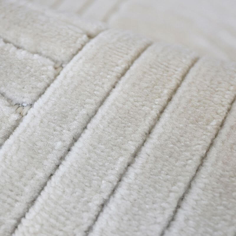 Malmo Knot Rug – Textured Striped Design