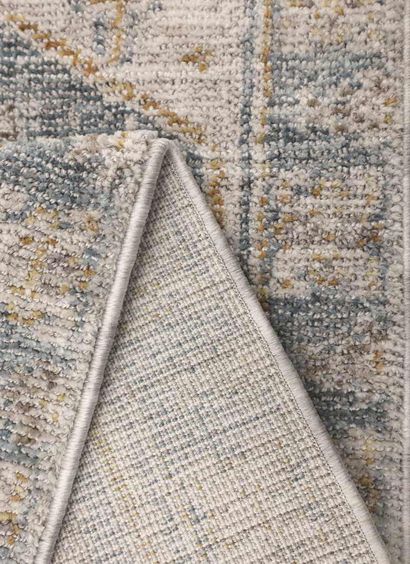 Traditional Medallion Vintage Rug with Cotton Fringe