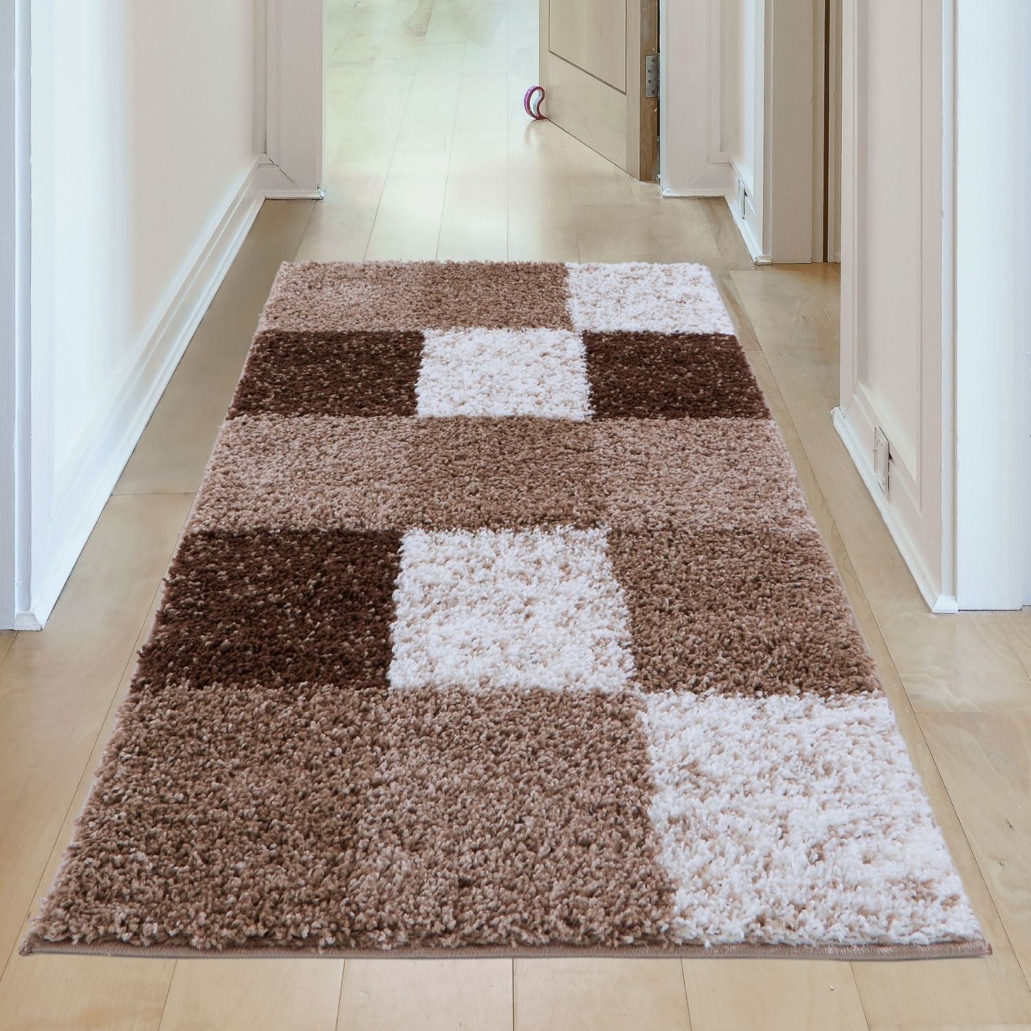 Myshaggy Geometric Brown Rug