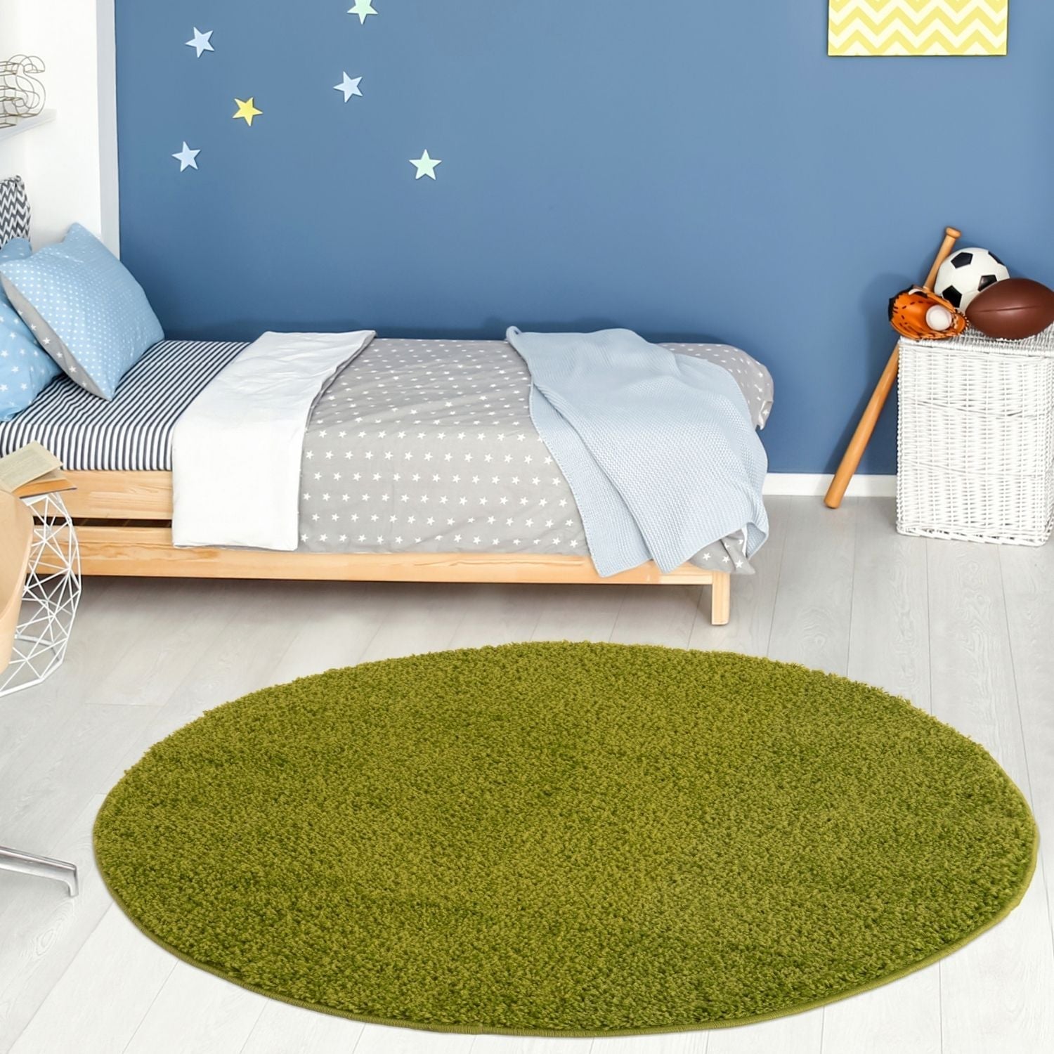 Myshaggy Solid Green Rug