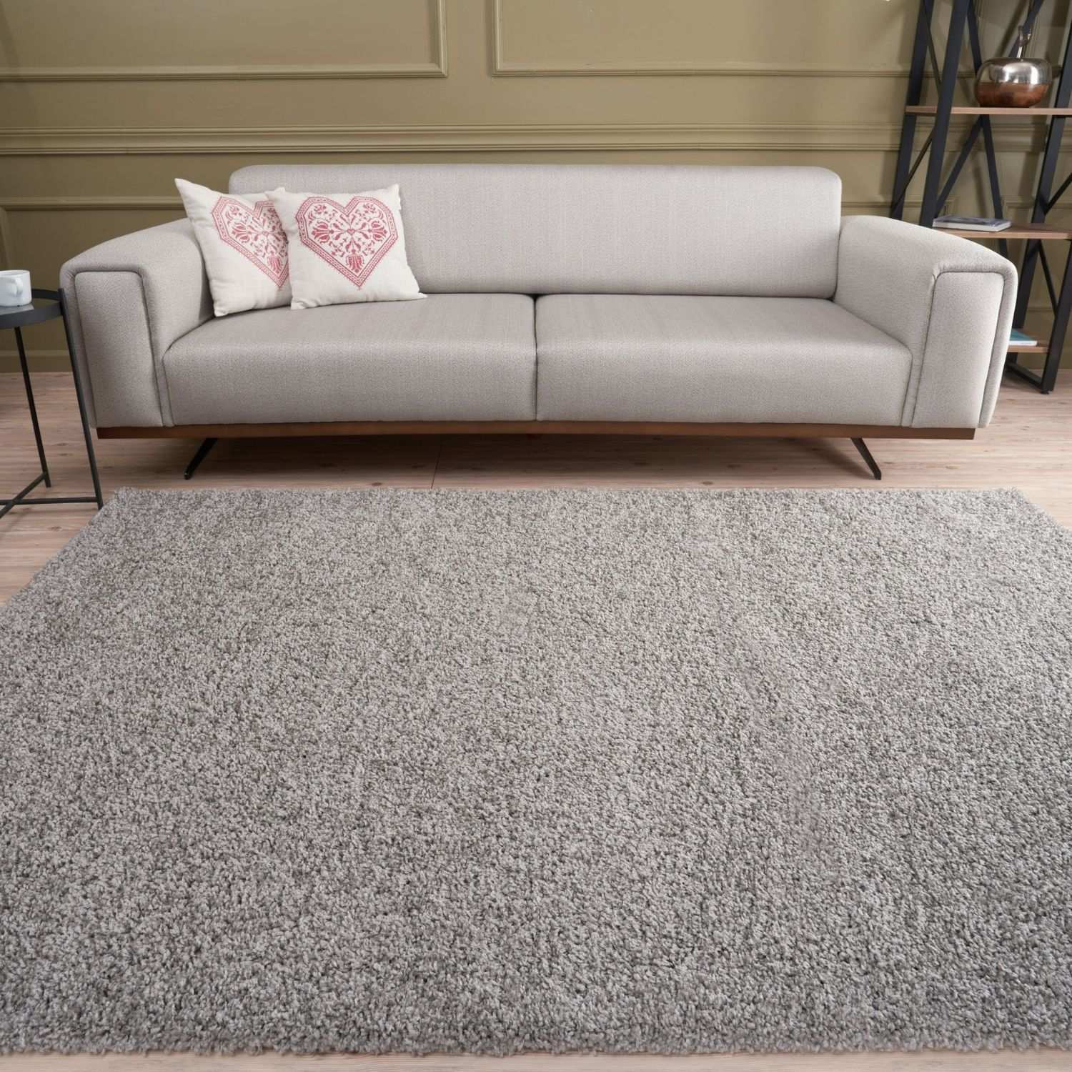 Myshaggy Solid Grey Rug