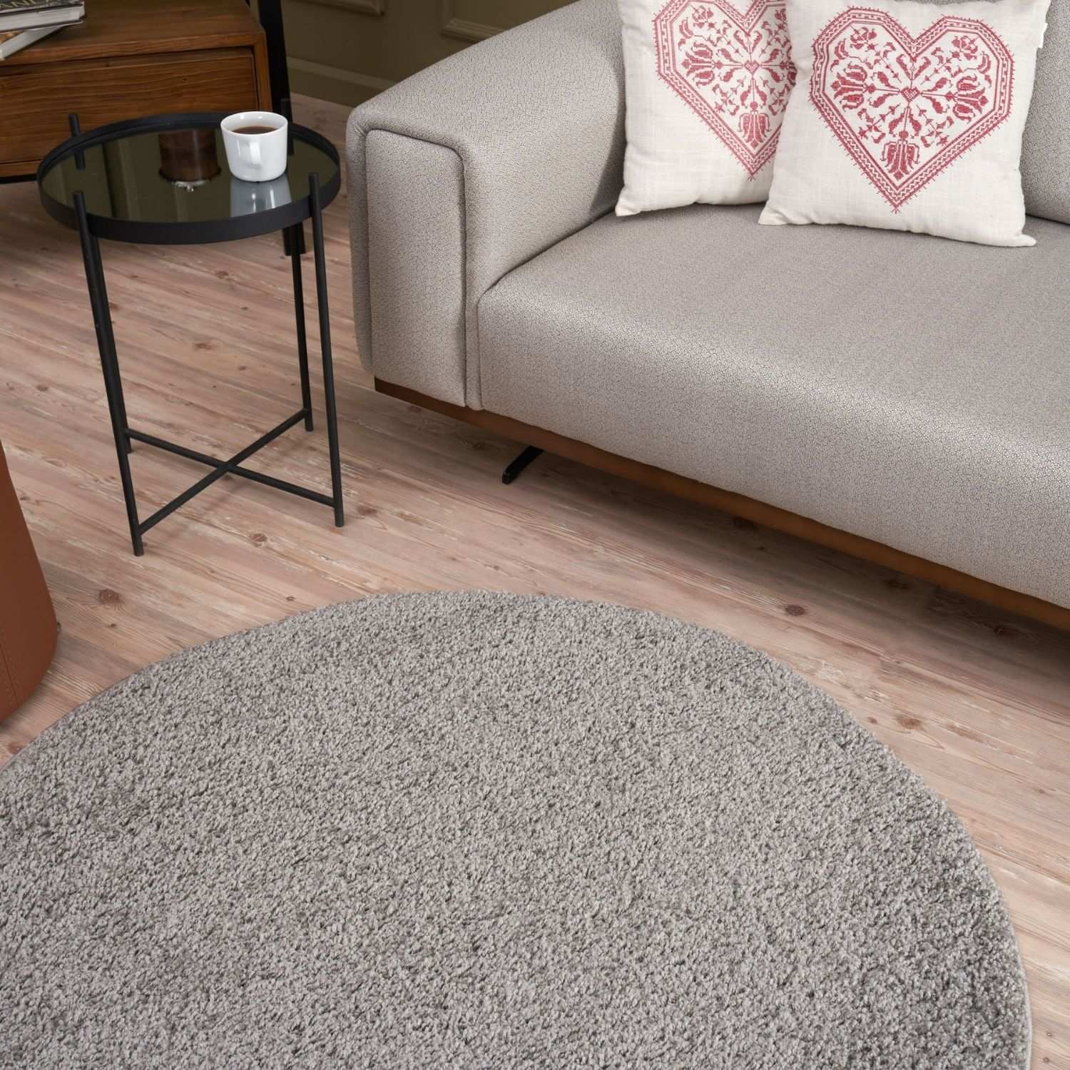 Myshaggy Solid Grey Rug