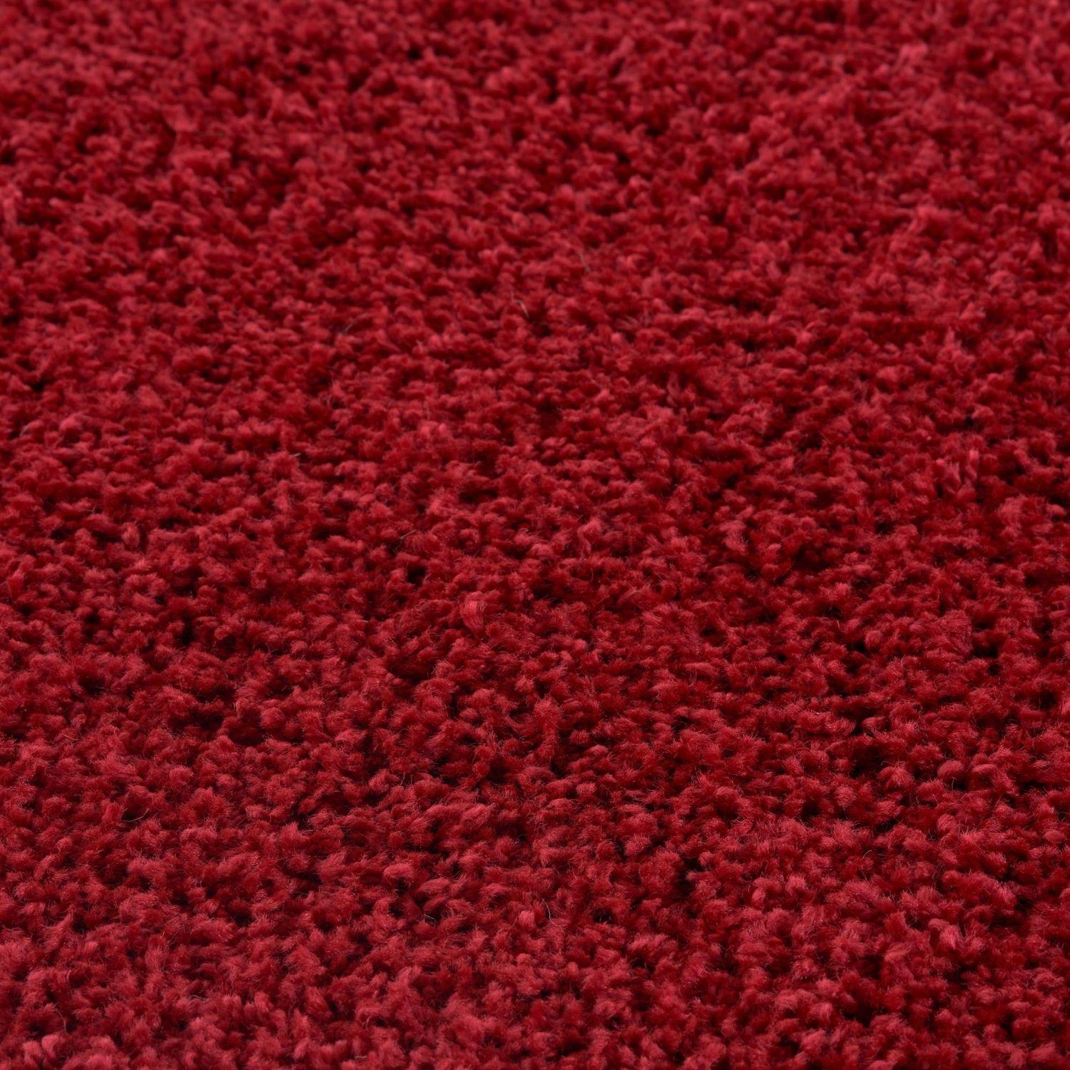 Myshaggy Solid Red Rug