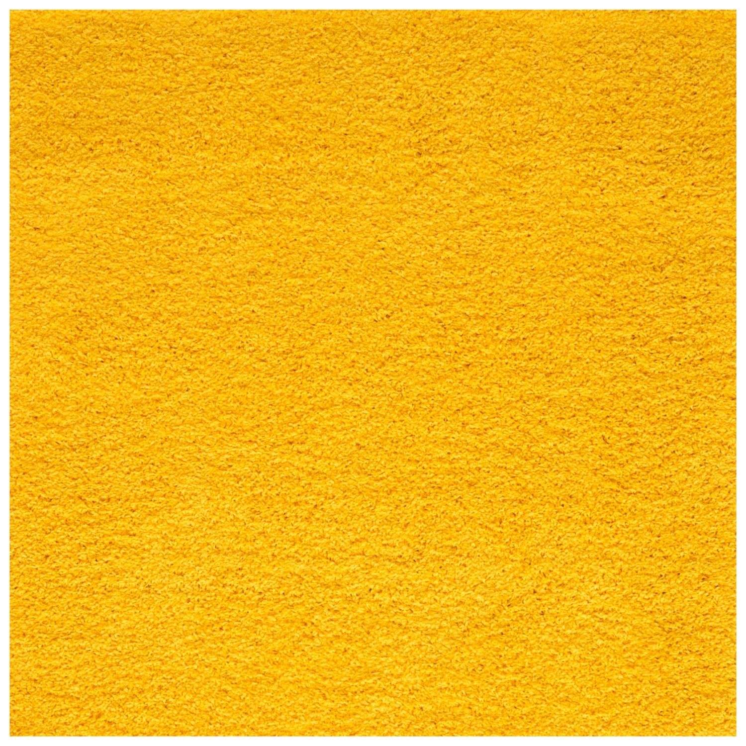 Myshaggy Solid Yellow Rug