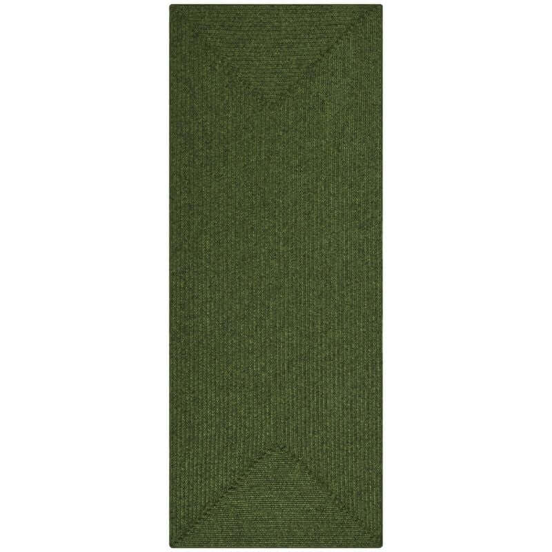 Indoor Outdoor Trenzado Rug – Bordered Plain Design