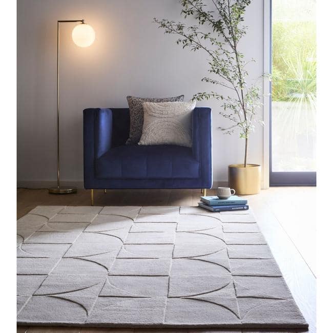 Penny Geometric Wool Rug