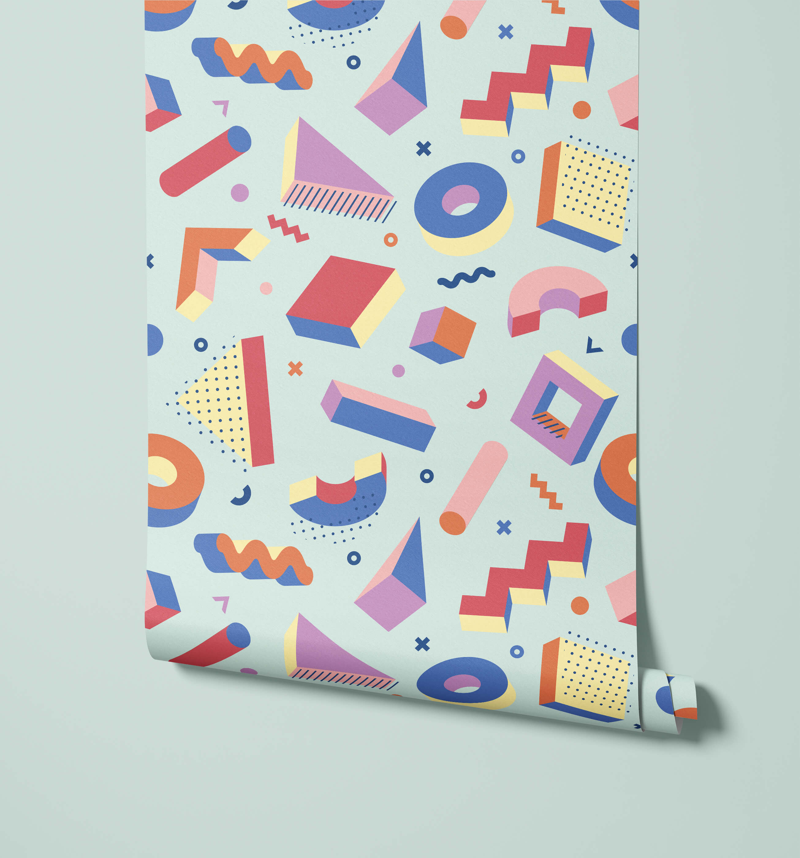 Bobbi Beck Pop Patterned Luxury Wallpaper