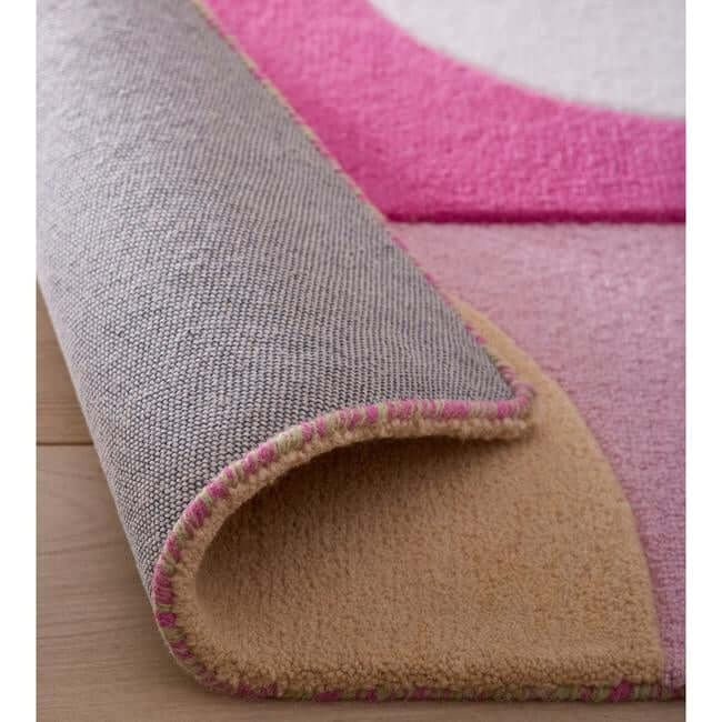 Retro Deco Rug Abstract Design