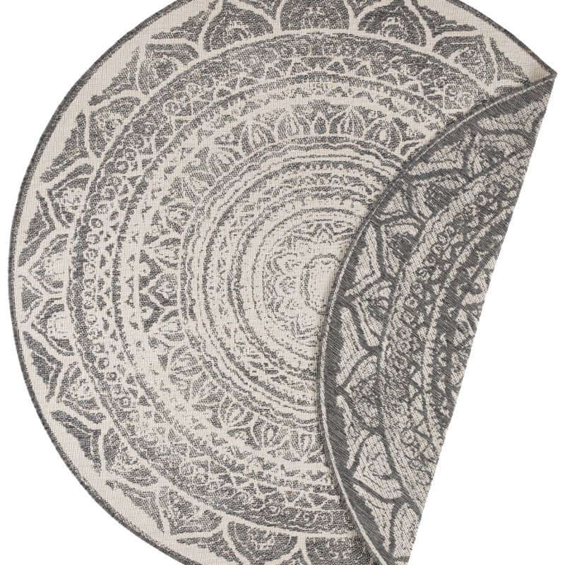 Siruma Reversible Round Indoor-Outdoor Rug