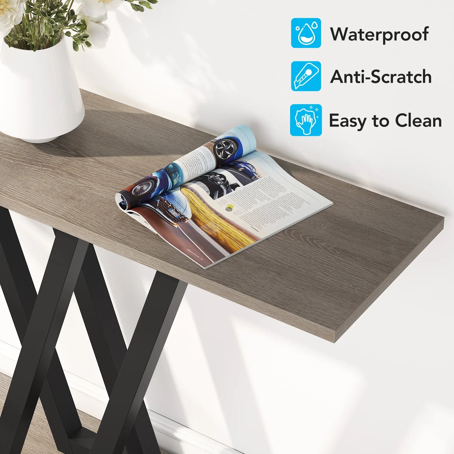 Industrial Console Table