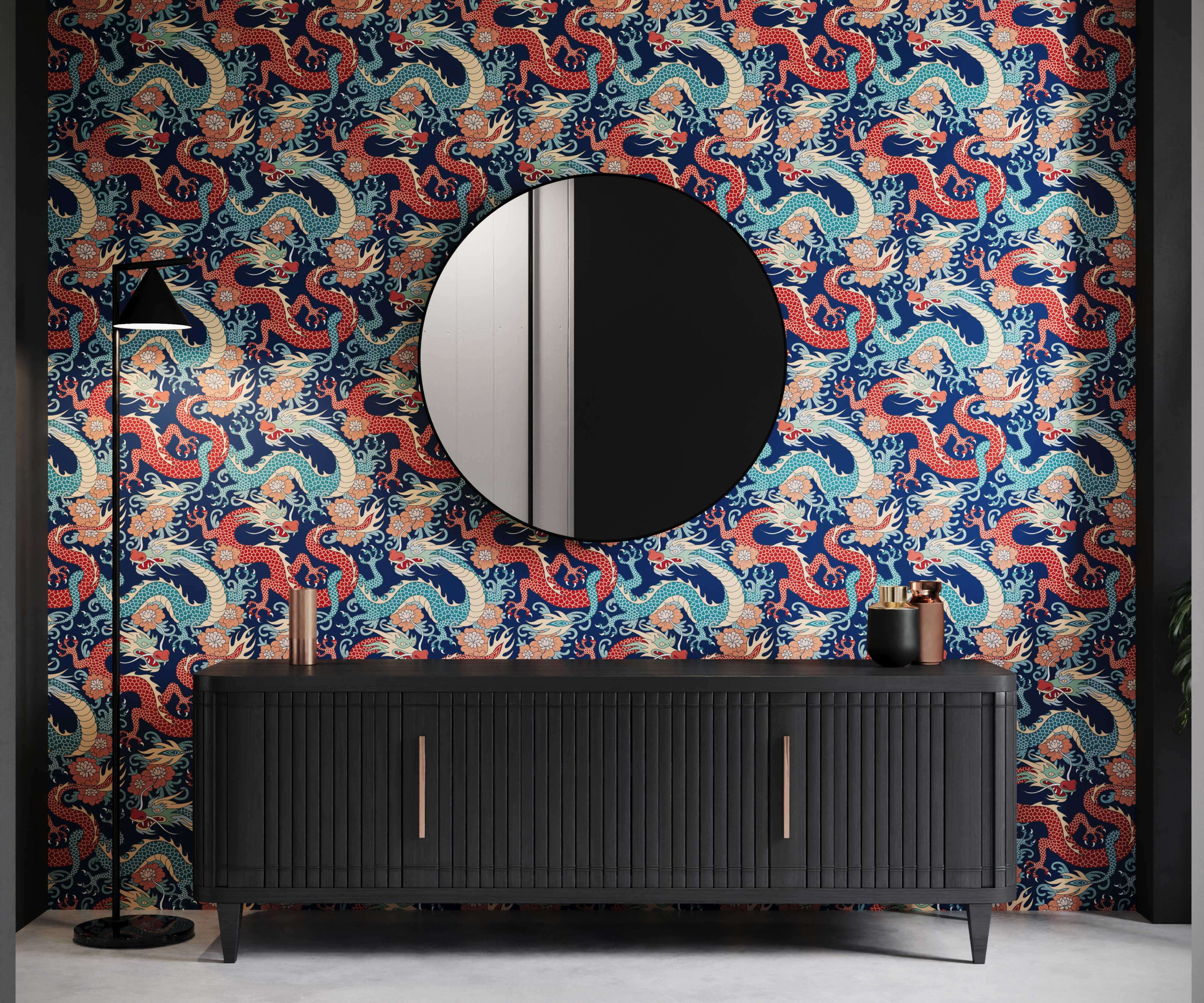 Bobbi Beck Scute Patterned Luxury Wallpaper