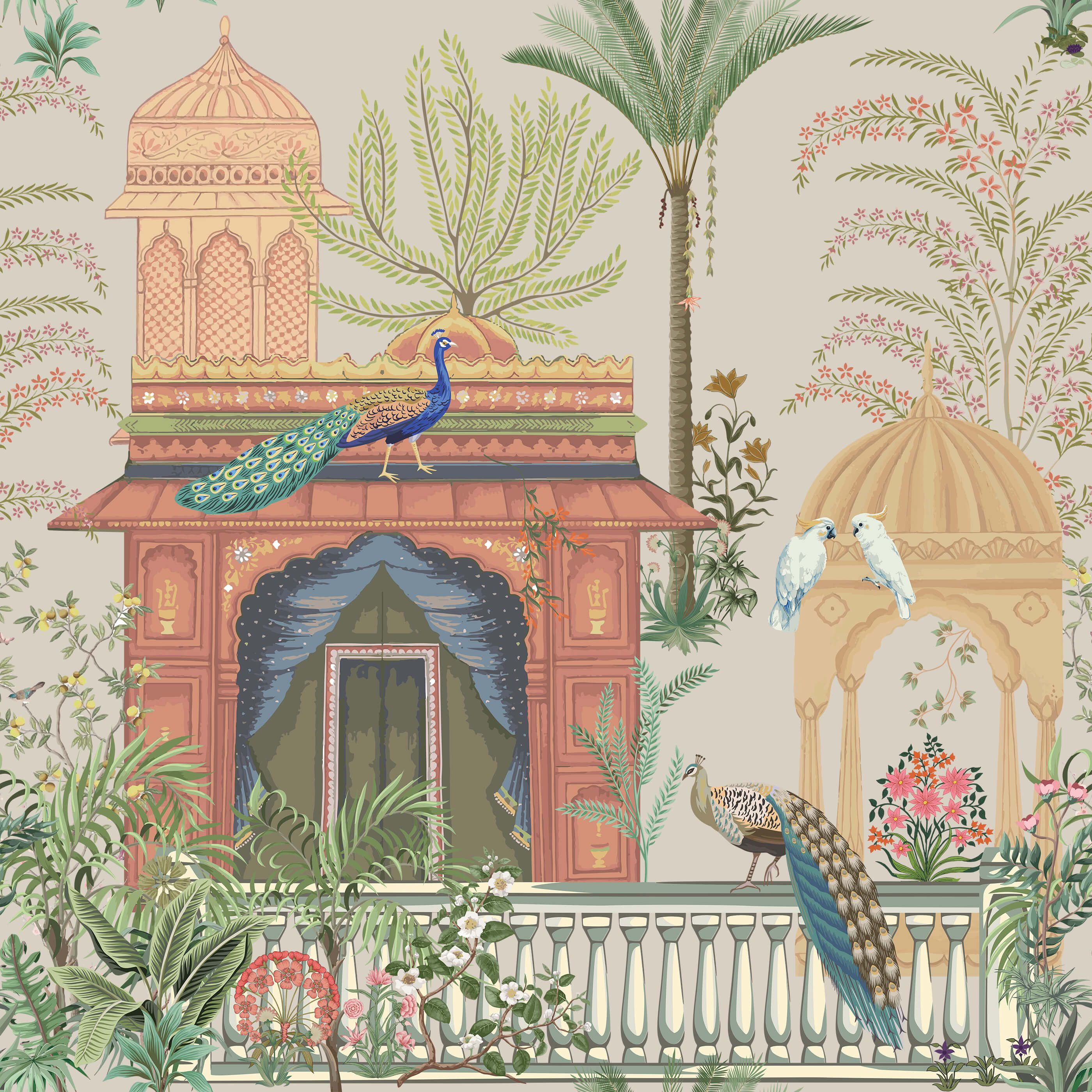 Bobbi Beck Suraja Exotic Luxury Wallpaper