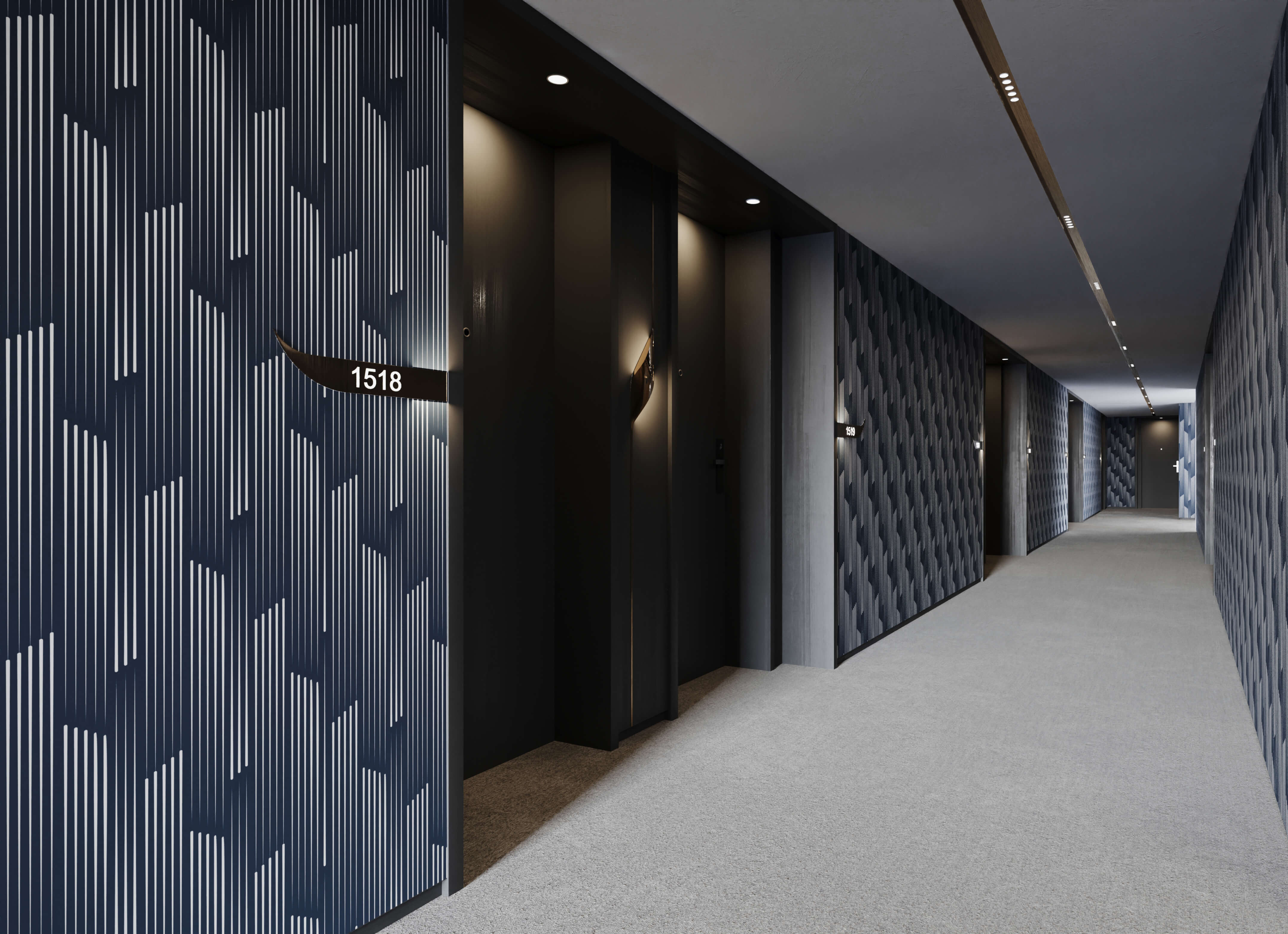 Bobbi Beck Tempest Patterned Luxury Wallpaper