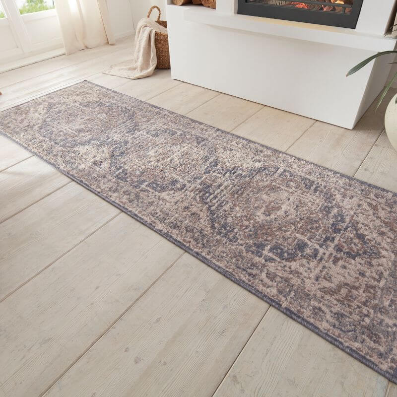 Terrain Designer Shortpile Rug – Medallion Design
