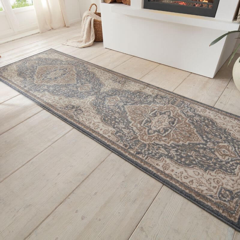 Terrain Designer Shortpile Rug – Medallion Design