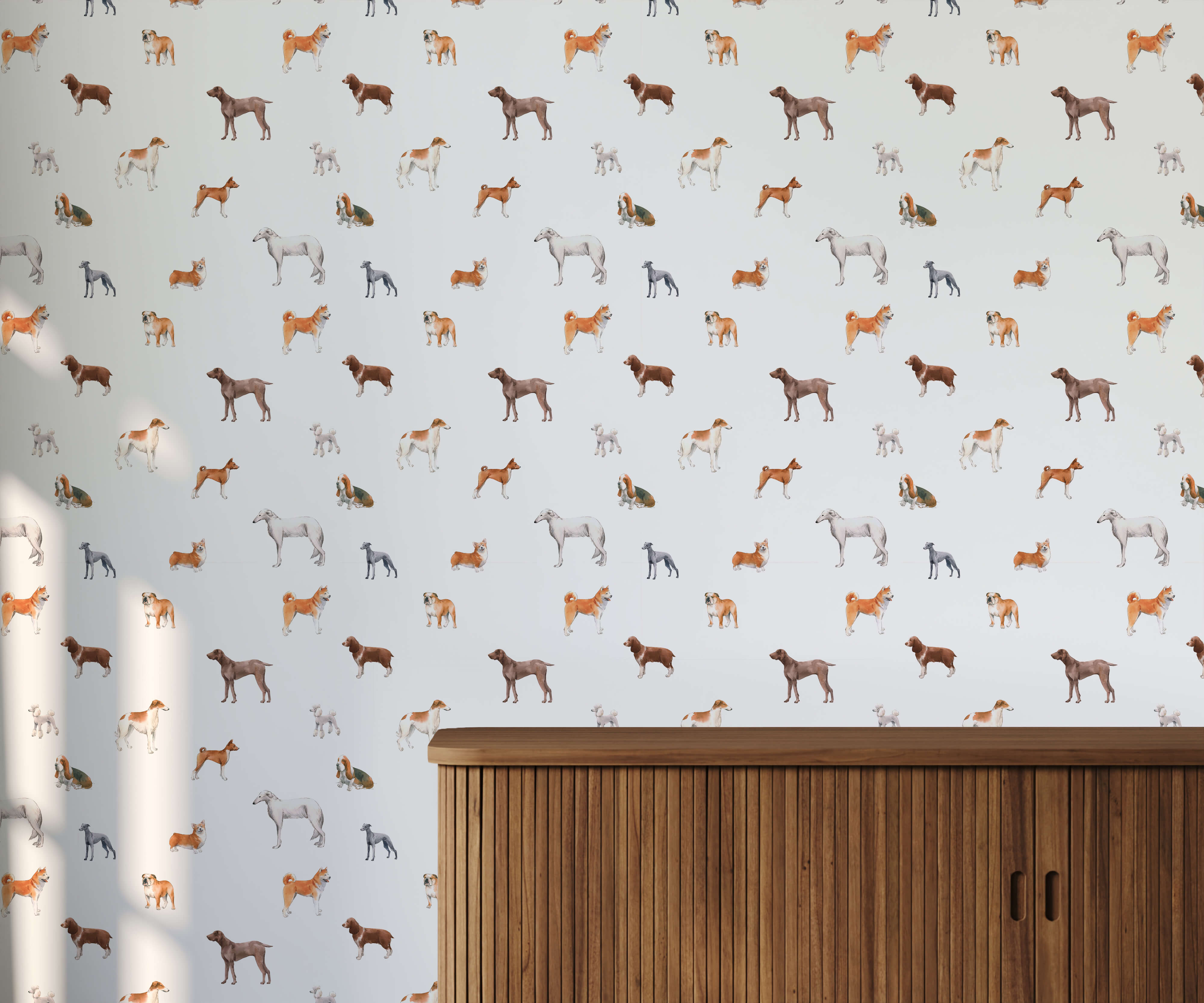 Bobbi Beck Walter Dog Animal Luxury Wallpaper