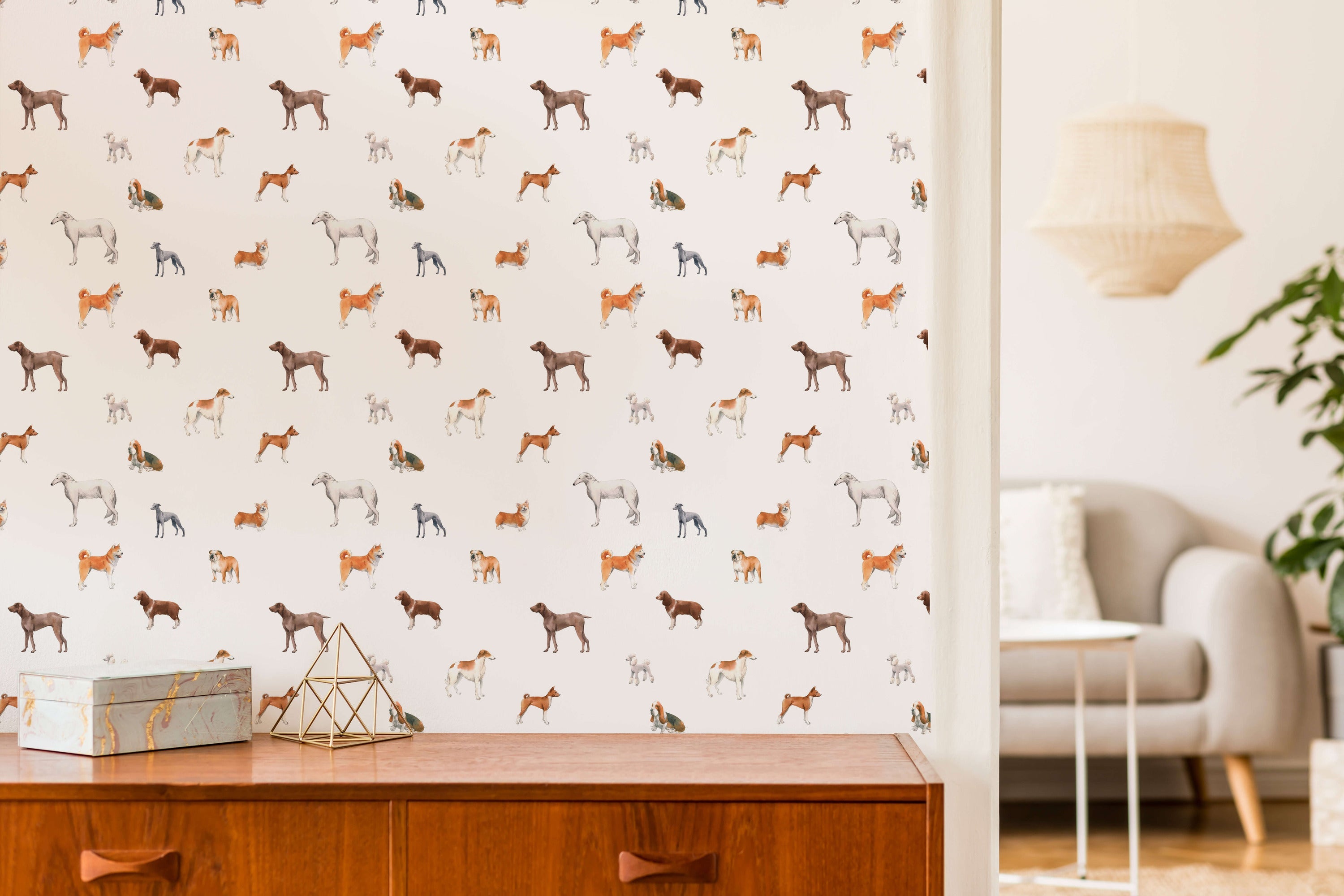 Bobbi Beck Walter Dog Animal Luxury Wallpaper