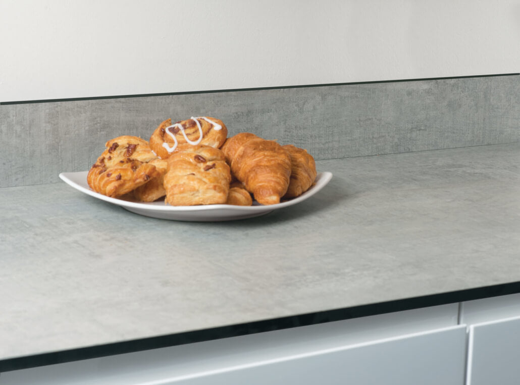 Woodstone Grey Solid Compact Laminate Kitchen Worktop 12mm