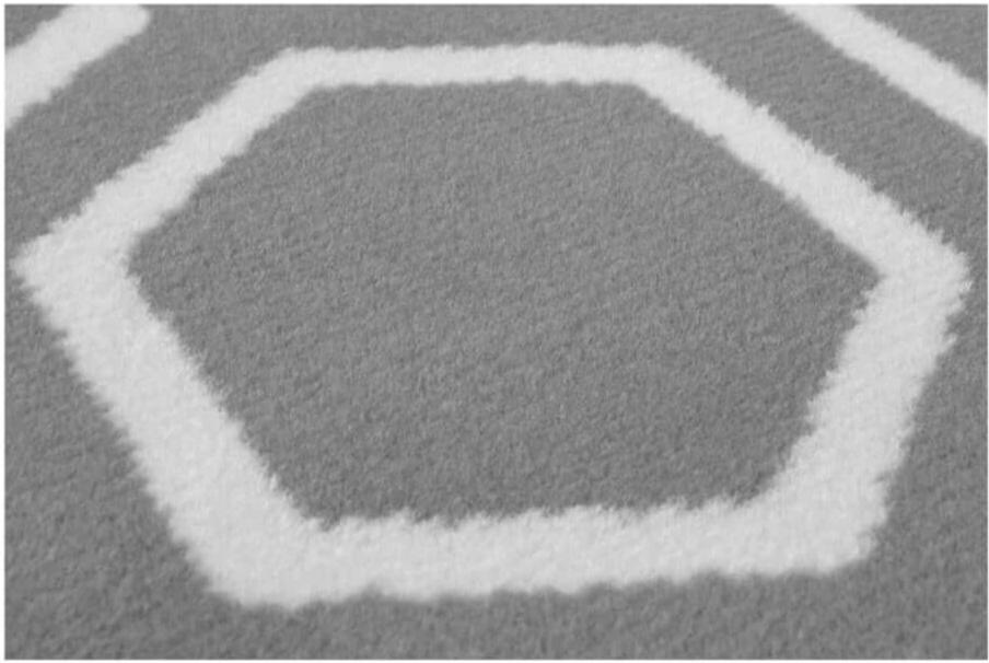 Maestro Honeycomb Grey Rug | 3035 WS25