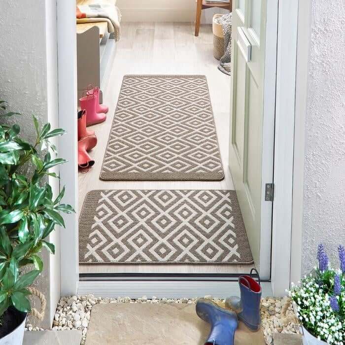 Washable Mat and Runner Diamond