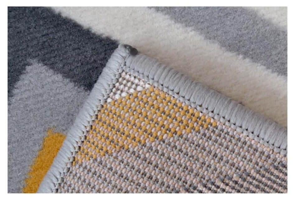 Maestro Geometric Yellow Rug | 3658 GB12