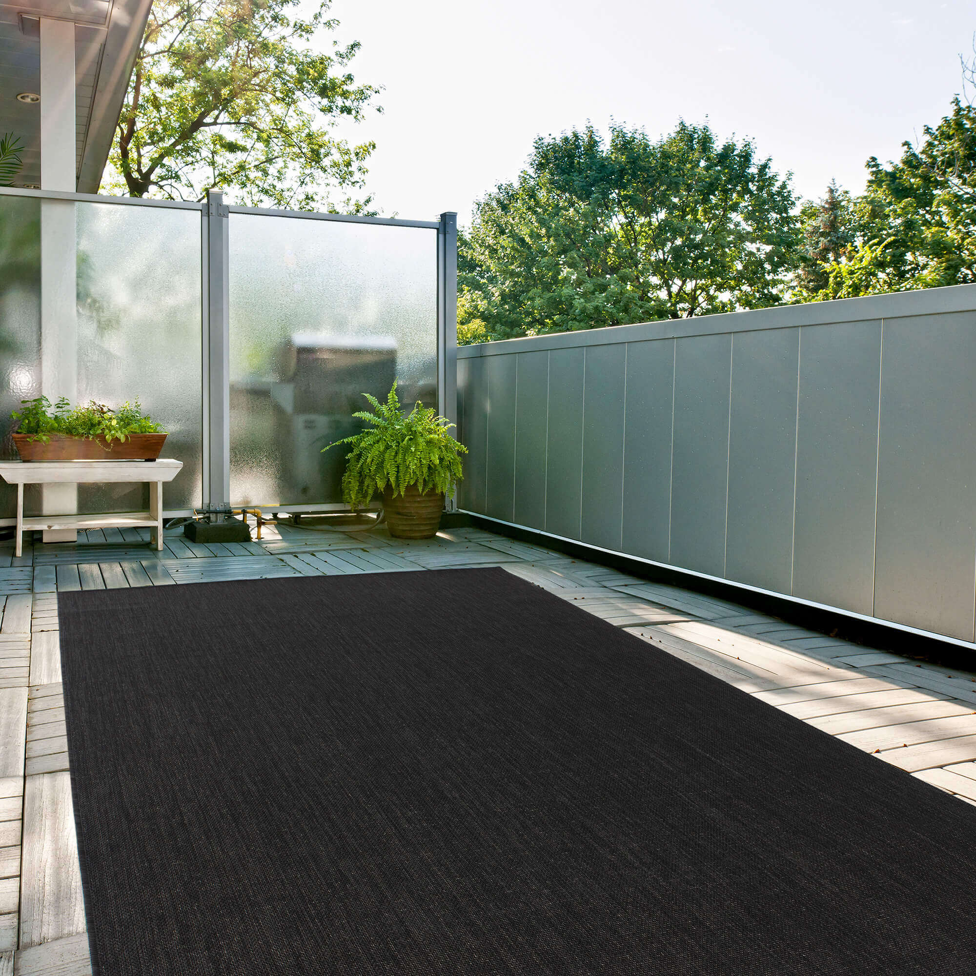 Ecology Outdoor Rug Black | 500B