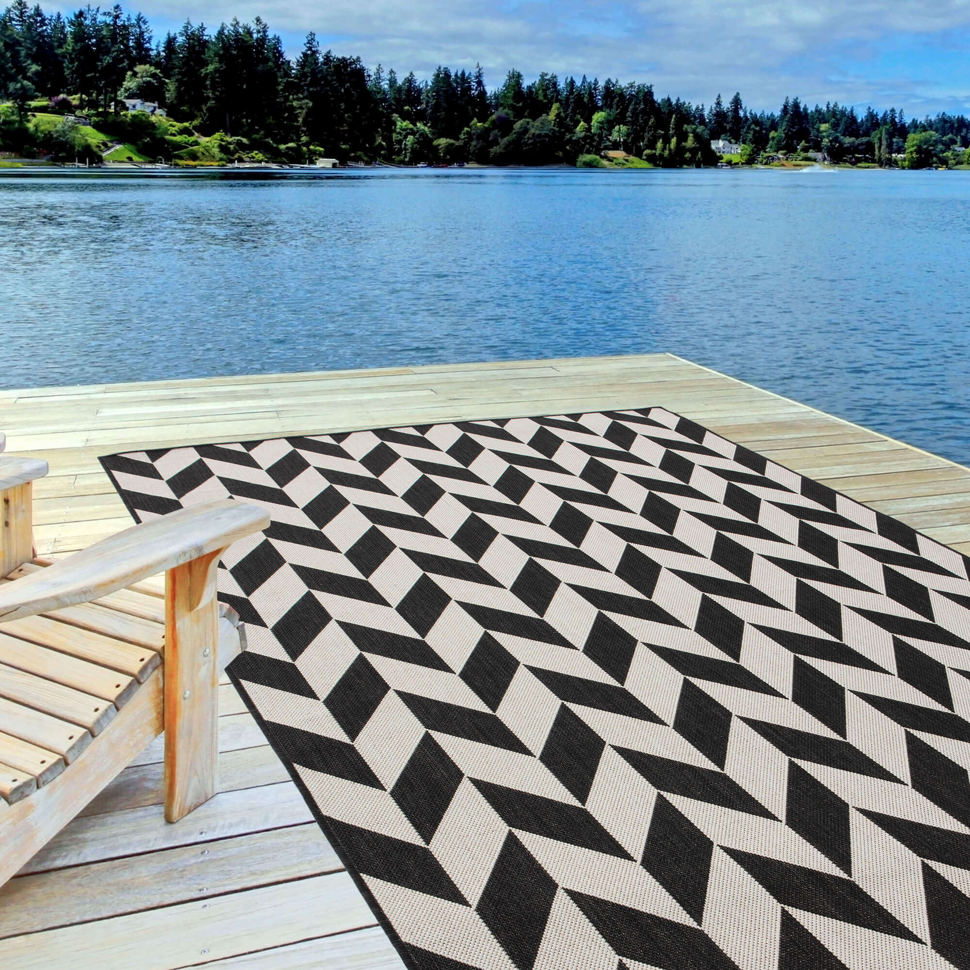 Ecology Outdoor Rug Black | 600Bl