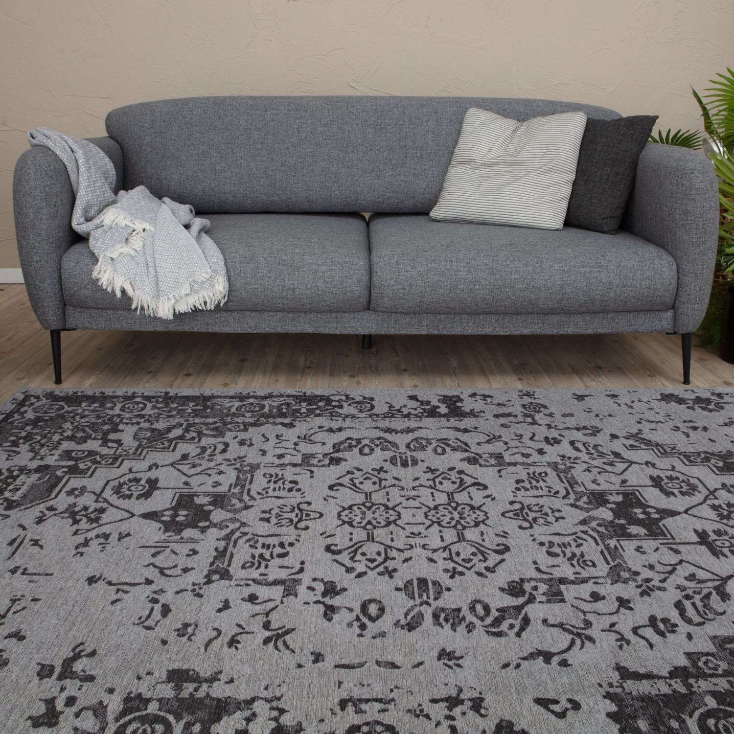 Washable Rug Carina Grey | 6963