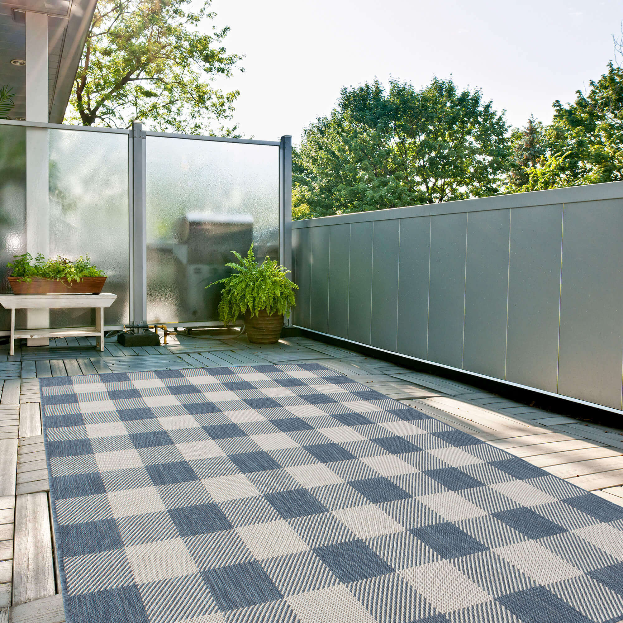 Ecology Outdoor Rug Blue | 700BLU