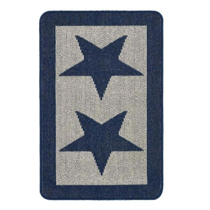 Washable Mat and Runner Star Design