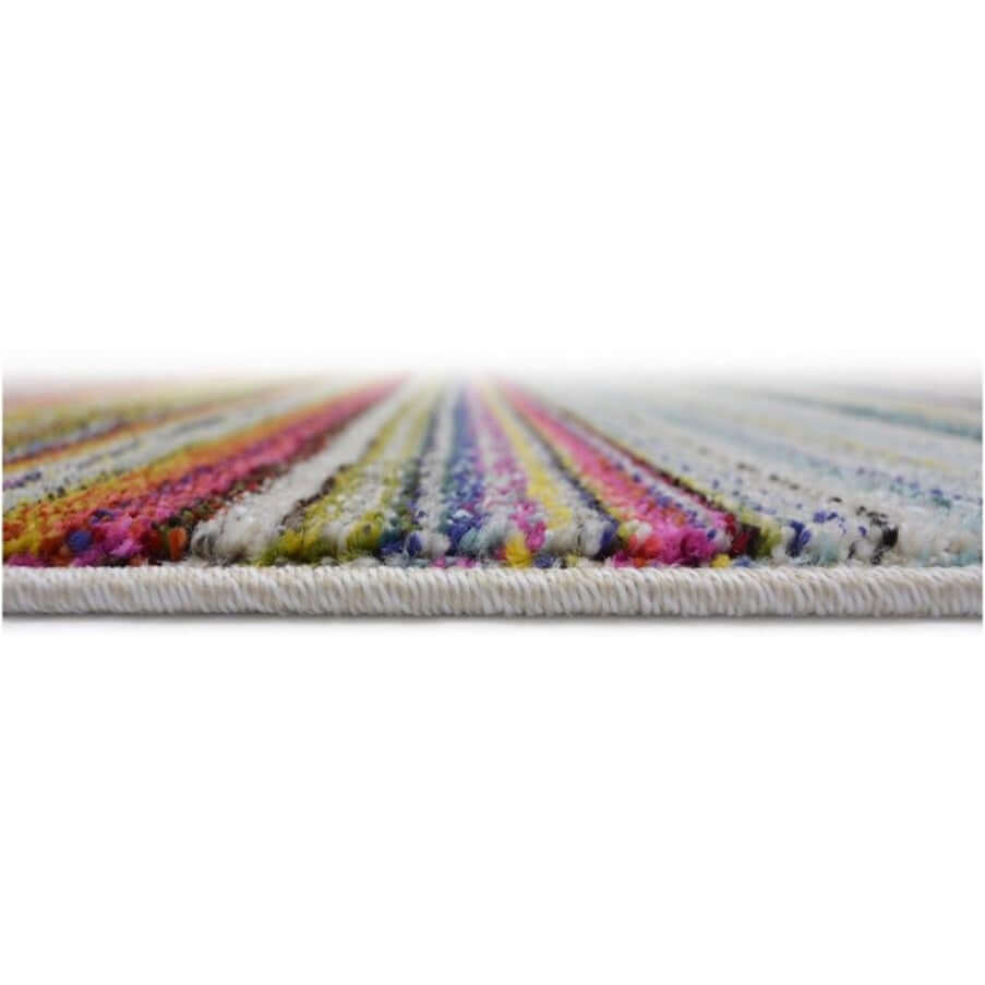 Villa Multicolour Striped Rug