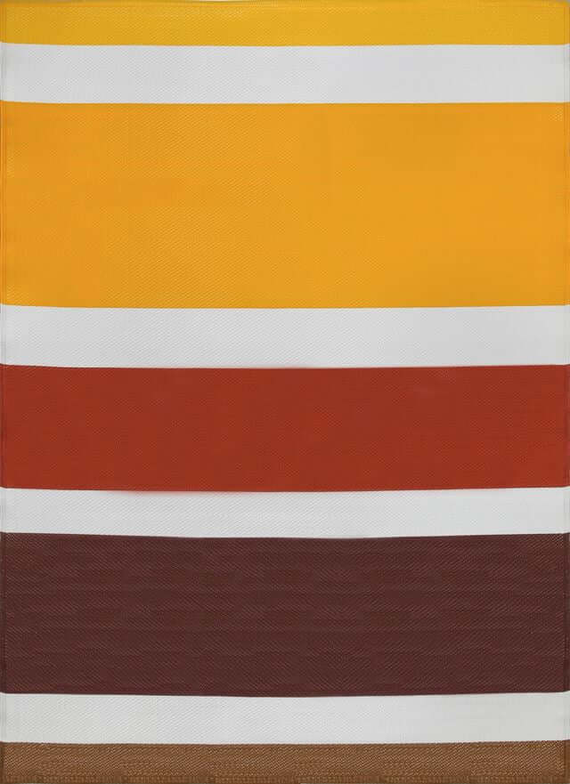 Rainbow Outdoor Rug Yellow | 1030