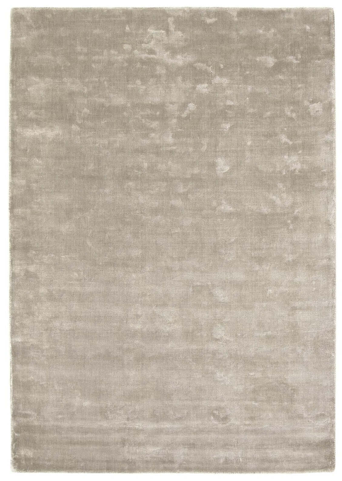 Karma Grey Solid Luxury Viscose Rug