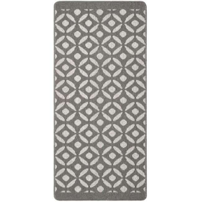 Washable Mat and Runners Geometric Design